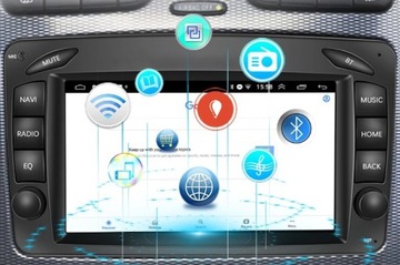 РАДИО 2 DIN 2 ГБ MERCEDES W203 W209 W210 CLK E C SLK M ML G VITO