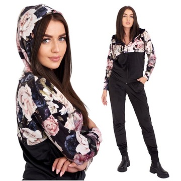 ЖЕНСКИЙ ВЕЛУРОВЫЙ СПОРТИВНЫЙ КОСТЮМ, СВИТШОТ, БРЮКИ, КОМПЛЕКТ 4XL