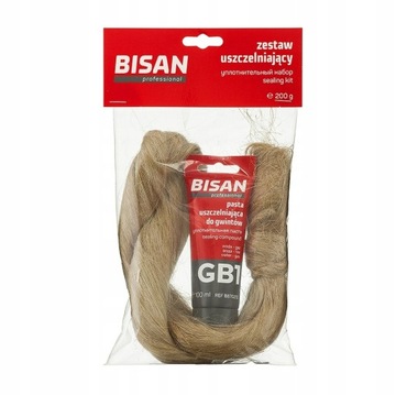 PASTA + PAKUŁY ZESTAW USZCZELNIAJĄCY 200G BISAN