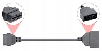 КАБЕЛЬ ПЕРЕХОДНИКА Toyota 22 PIN - адаптер OBD2