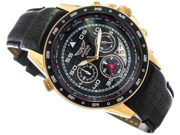 МУЖСКИЕ ЧАСЫ-АВИАТОР AVW7770G116 НА РЕМЕШКЕ Секундомер ДАТА ЧАСЫ УСТОЙЧИВЫЕ