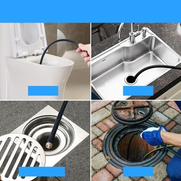 ШЛАНГ ДЛЯ ОЧИСТКИ ВЫСОКОГО ДАВЛЕНИЯ ДЛИНОЙ 10 М ШЛАНГ ДЛЯ ЧИСТКИ ДРЕНАЖНОЙ ТРУБЫ