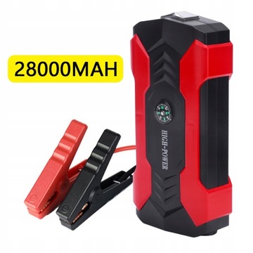 JUMP STARTER BOOSTER 28000mah SAMOCHODU ROZRUCH AWARYJNY POWERBANK 800A 12V