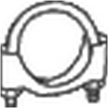 Obejma układu wydechowego BOSAL 250-254