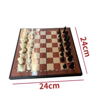 19/24/29cm szachy magnetyczna kolorowa gra planszowa puzzle duża szachowni