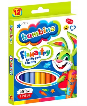 Бэмбино маркеры 12 цветов