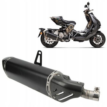 Задняя труба глушителя мотоцикла с