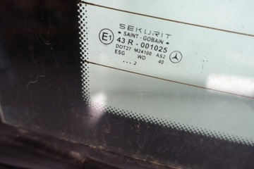 MERCEDES R230 SL SKLO (OKNO) ZADNÍ STŘECHA