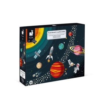 JANOD Puzzle edukacyjne Układ słoneczny 100-el 5+