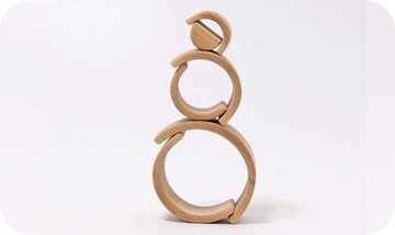 Grimm's - Радуга меньшего размера, 6 предметов 12м+ Натуральный