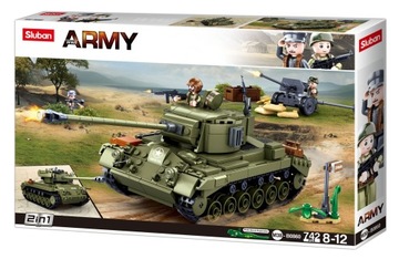KLOCKI SLUBAN WOJSKO Czołg M26E1 Pershing 742 el
