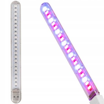 ЛАМПА ДЛЯ ВЫРАЩИВАНИЯ РАСТЕНИЙ С USB 14x светодиодами