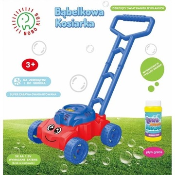 Косилка для мыльных пузырей Генератор пузырей Садовая игрушка Красный 5+