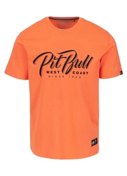 PIT BULL KOSZULKA MĘSKA T-SHIRT EL JEFE FLUO ORANGE r. S