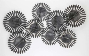 Отделка стен Металл Черный Золотой Серебристый