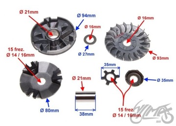ВАРИАТОР 2Т КОМПЛЕКТ