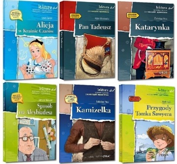Lektury z opracowaniem - klasa 5 - ZESTAW 6 SZT