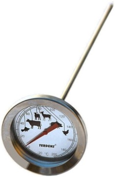 TERMOMETR DO PIECZENIA MIĘSA SZYNKOWAR WĘDZARNIA PRODUKT POLSKI TERDENS
