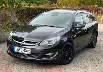 Opel Astra J Sports Tourer Facelifting 1.4 Turbo ECOTEC 140KM 2013 Opel Astra 1,4 TURBO 140KM Climatronic Xenon LED Navi Bezwypadkowy Serwis, zdjęcie 36
