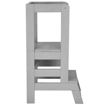 КУХОННАЯ ПОМОЩНИК ДЛЯ КУХНИ, ДЕТСКАЯ ПОДСТАВКА ДЛЯ ДЕТЕЙ, СЕРЫЙ