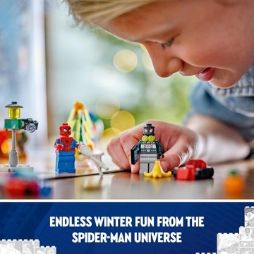Lego Marvel Spider-Man Man Advent Calendar 2024, сборка Рождества