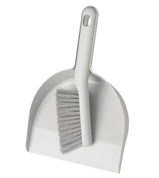 IKEA PEPPRIG Zmiotka i szufelka domowa, do kuchni, łazienki, przedpokoju