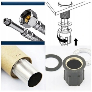 ГЛАМУР Смеситель для ванны для умывальника GOLD SET