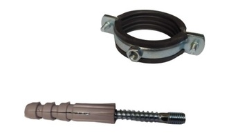 Держатель одинарной трубы с глушителем 1 дюйм