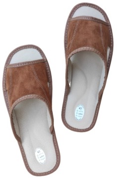 Шлепанцы Тапочки Мужские кожаные тапочки Кожаные тапочки