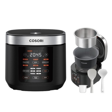 Ryżowar Multicooker gotowanie na parze Wielofunkcyjny Cosori Black 970W 5L