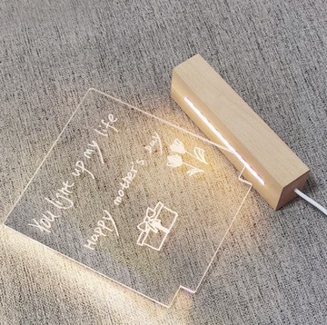 USB-СВЕТОДИОДНАЯ ЛАМПА, СВЕТЯЩАЯСЯ ДОСКА ИЗ ПЛЕКСИ