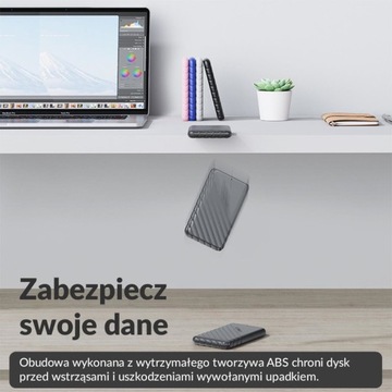 Чехол Orico для твердотельного накопителя 2,5 дюйма, USB-C 3.1 6 Гбит/с, белый, + кабель USB-C