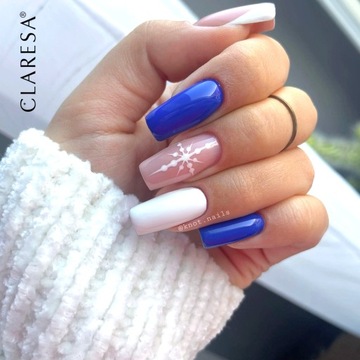 CLARESA NEON 13 LAKIER HYBRYDOWY UV/LED NEONOWY CHABROWY NIEBIESKI