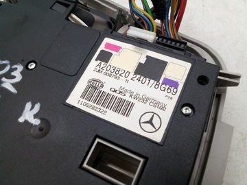 LAMPA OSVĚTLENÍ KABINY STŘEŠNÍ OKNO MERCEDES-BENZ OE A2038202401
