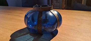 СТЕКЛЯННЫЙ ПОДСВЕЧНИК