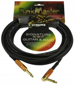 Klotz kabel TM Stevens gitarowy kątowy jack 6m