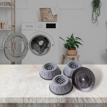 АНТИВИБРАЦИОННЫЕ ПОДУШКИ ДЛЯ СТИРАЛЬНОЙ И ПОСУДОМОЕЧНОЙ МАШИНЫ 4 ШТ.