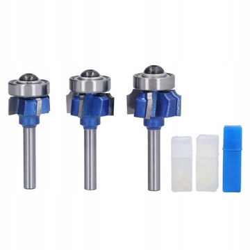 3шт круглая угловая фреза по дереву