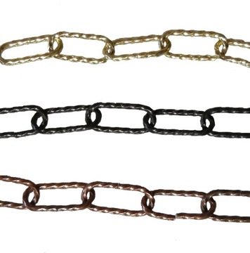Łańcuch do żyrandola złoty brąz czarny 3,5 mm