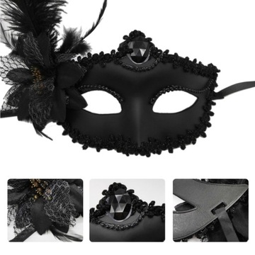 maska Seksowna karnawałowa Masquerade balowa
