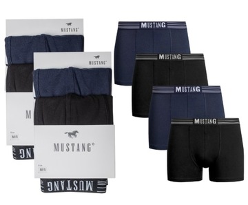 MUSTANG bokserki męskie bawełna 4PAK r. M