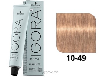 Schwarzkopf Igora Royal Highlifts farba 10-49 60ml