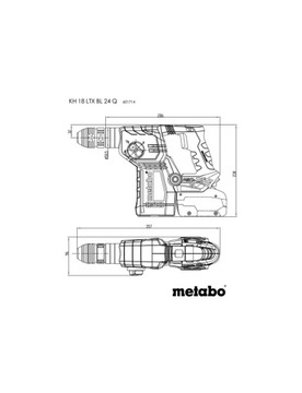КОМБО НАБОР 2.4.8 отвертка + перфоратор Metabo