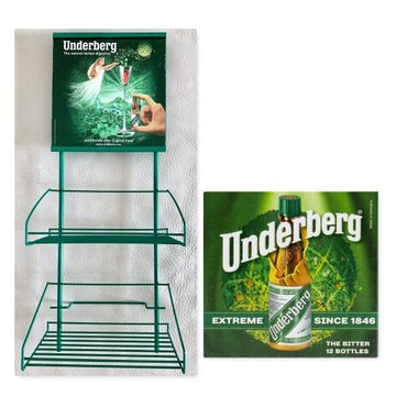 UNDERBERG likier ziołowy STOJAK półka NIEMCY
