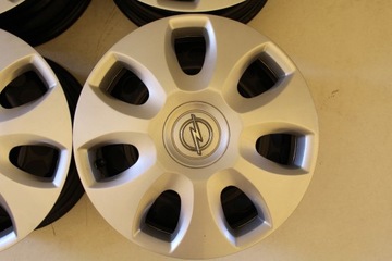 СТАЛЬНЫЕ ДИСКИ + КОЛПАКИ OPEL CORSA ADAM 15 4x100 ET39