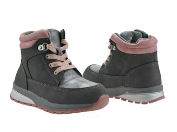 ОБУВЬ ЗИМНЯЯ ДЛЯ ДЕВОЧЕК, УТЕПЛЕННАЯ, СНЕЖНЫЕ БОТИНКИ 26