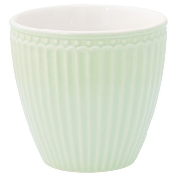 KUBEK PORCELANOWY latte Alice Pale Green, Green Gate, 250 ml
