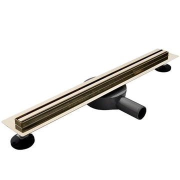 ODPŁYW LINIOWY EXCLUSIVE SLIM OBROTOWY 80 ZŁOTY