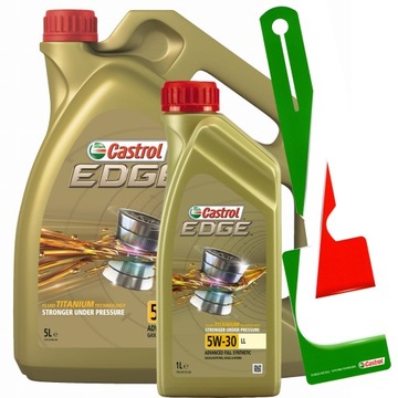 CASTROL EDGE TITANIUM FST LL 5W-30 6L + ZAWIESZKA
