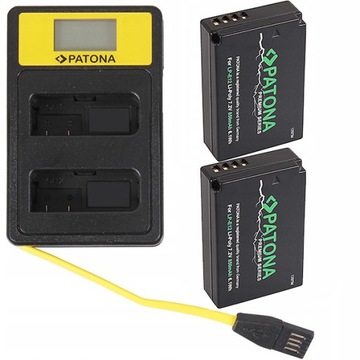 2x Akumulator Patona LP-E12 Canon M2 M10 M50 + ład
